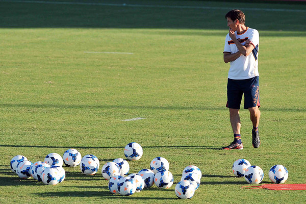 GARCIA_ALLENAMENTO DELLA ROMA A PORTE APERTE