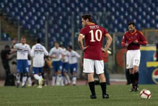 totti vs sampdoria 2011
