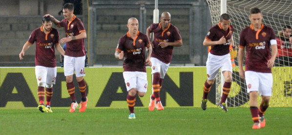 GRUPPO RIENTRA DOPO GOL CHIEVO ROMA