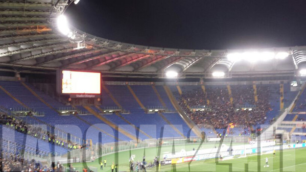 curva nord vuota