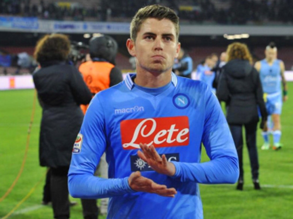 jorginho applaude napoli mezza figura 2014