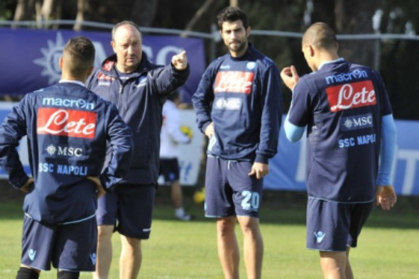 napoli allenamento benitez