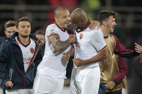 Maicon-Nainggolan-esultano-fine-Fiorentina-Roma