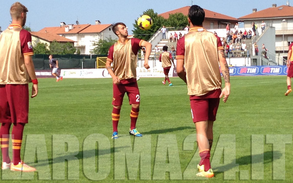 primavera riscaldamento lazio roma 040614 mancini