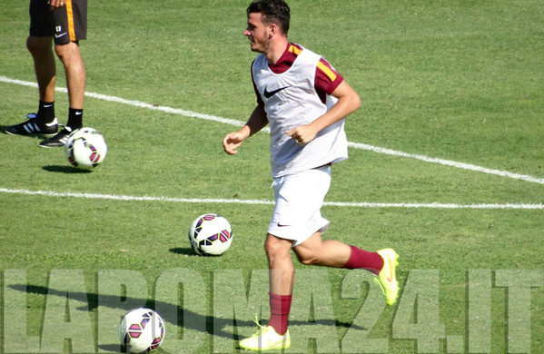 florenzi riscaldamento roma indonesia