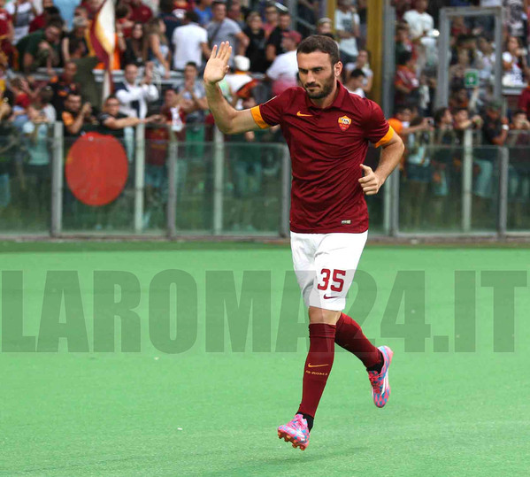 Torosidis Presentazione Roma-Fenerbahce 19.08.14 foto GINO