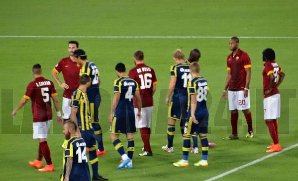 giocatori Presentazione Roma Fenerbahce 19.08.14