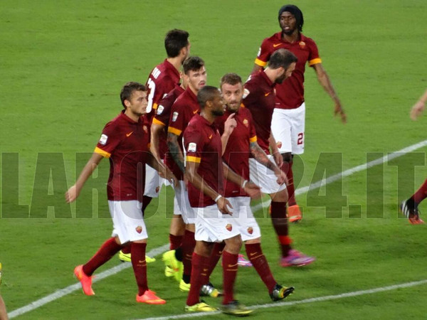 giocatori roma  Presentazione Roma Fenerbahce 19.08.14