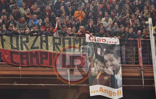 SAMP ROMA STRISCIONE 25102014 MANCINI