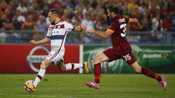 ribery torosidis roma bayern 22.10.14