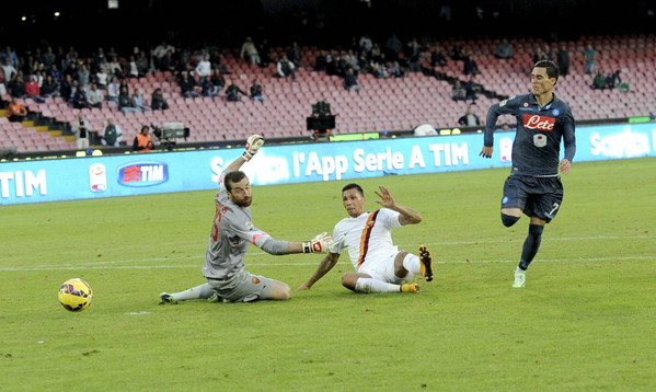 de sanctis holebas vs napoli