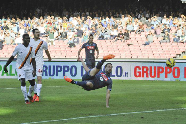 Soccer; Serie A; Napoli-Roma