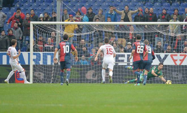 genoa roma rigore ljajic