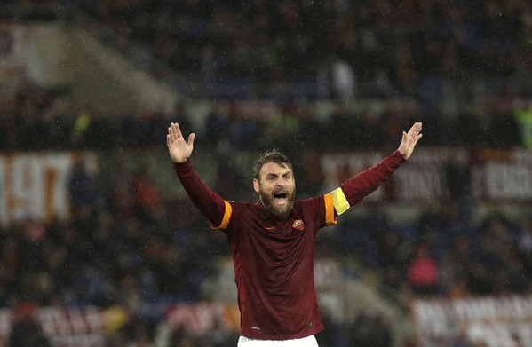 roma sassuolo de rossi