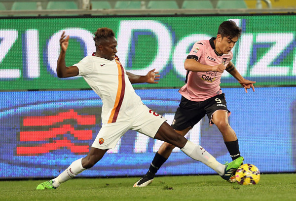 Mbiwa Dybala Palermo-Roma 17.01.15