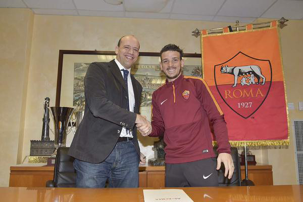 florenzi baldissoni firma rinnovo foto asr