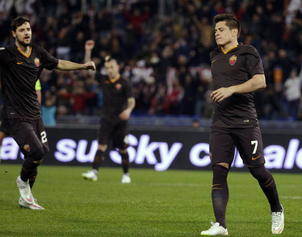 iturbe muso lungo dopo gol roma empoli