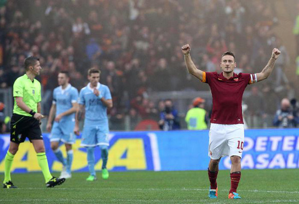 Soccer: Serie A, Roma-Lazio