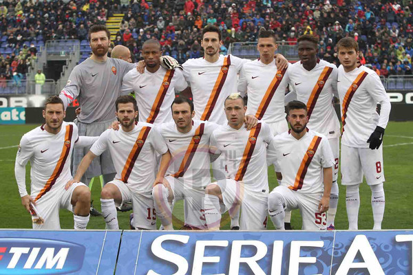 FORMAZIONE CAGLIARI ROMA 080215 MANCINI