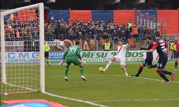 cagliari roma ljajic gol (2)