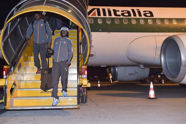 gervinho arrivo verona aeroporto alitalia