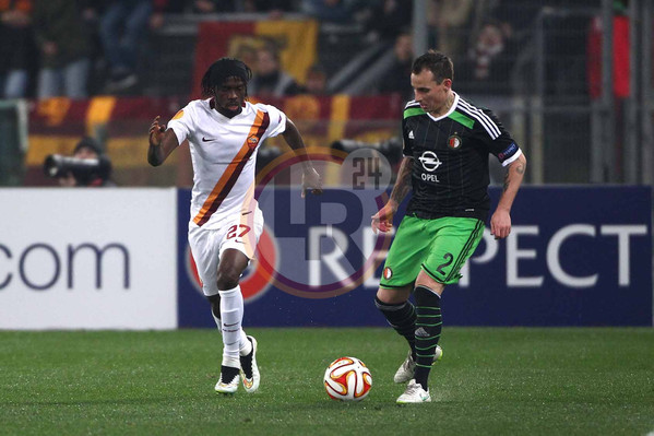 gervinho roma-feyenoord 20.02.2015 foto gino