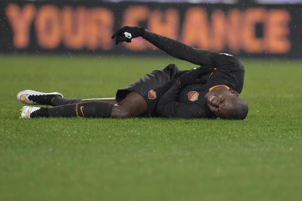 roma fiorentina ibarbo infortunio