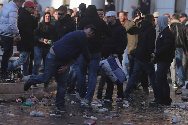 tifosi olandesi piazza di spagna 3 roma-feyenoord 19.02.2015