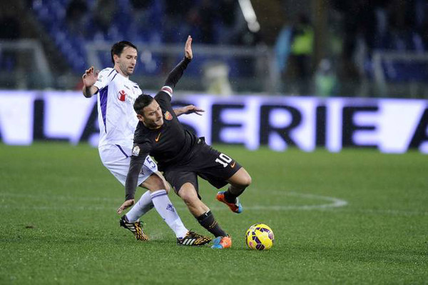 totti azione 2 roma fiore ci