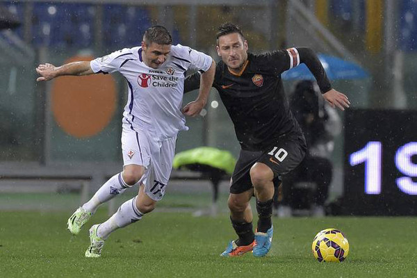 totti azione roma fiore ci