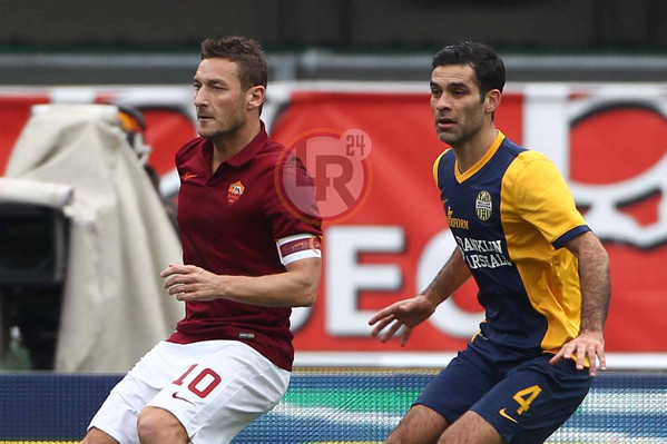 totti marquez verona roma 22.02.2015 foto gino