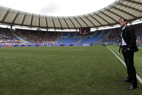 roma atalanta garcia curva sud vuota