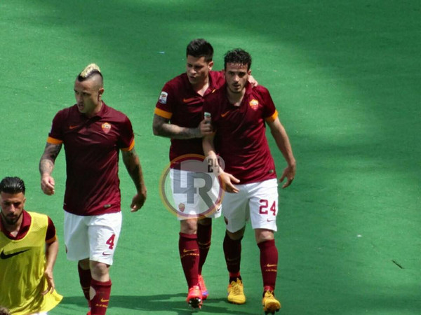 ROMA-GENOA FLORENZI ESULTA 030515