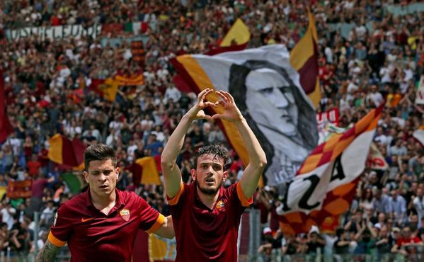 ROMA GENOA FLORENZI ESULTA 2 MESS