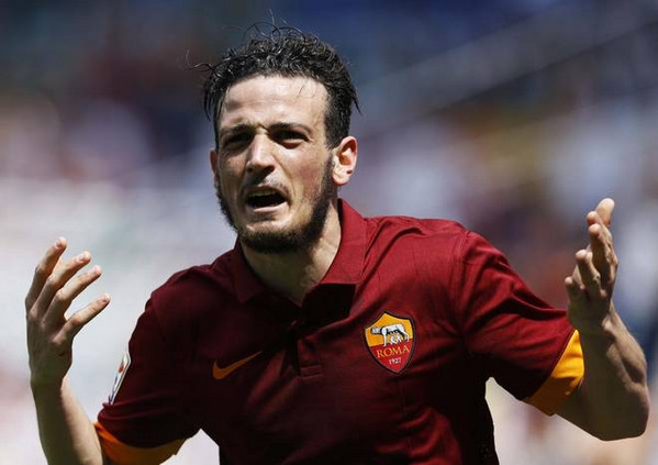 ROMA GENOA FLORENZI ESULTA MESS