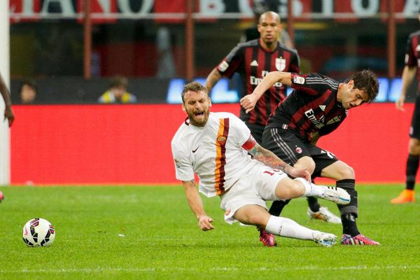 de rossi poli azione milan roma