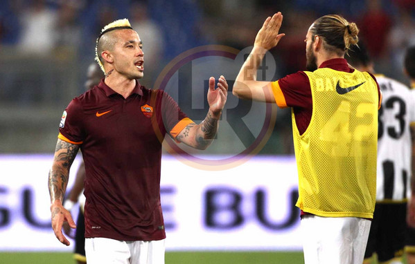 nainggolan balzaretti team manager Roma-Udinese 17.05.2015