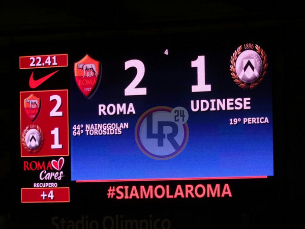 roma udinese tabellone lr24