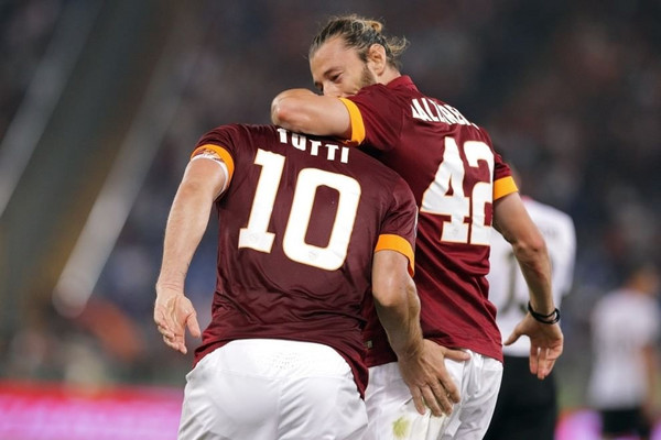 totti balzaretti roma palermo 2015