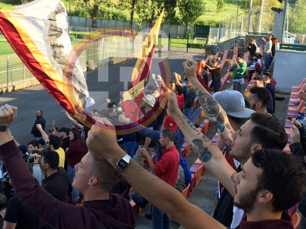 trigoria tifosi allenamento