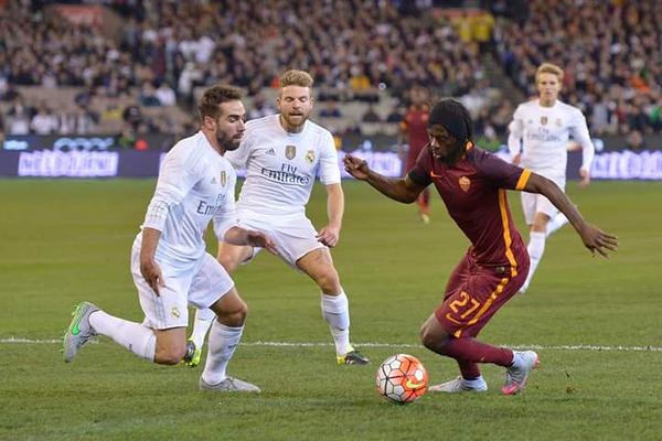 real madrid roma gervinho carvajal