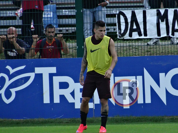 Ritiro Roma, allenamento seconda seduta 10.07.2015 iturbe