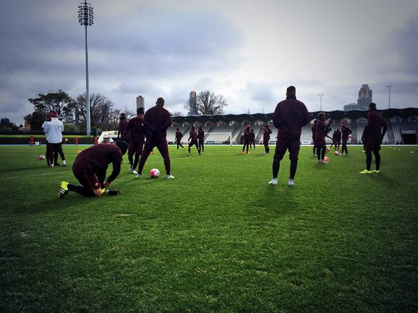 allenamento australia tournée