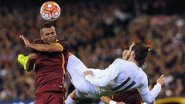 cole bale azione roma real