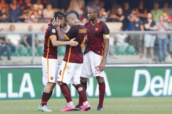 FLORENZI NAINGGOLAN ESULTANZA GOL