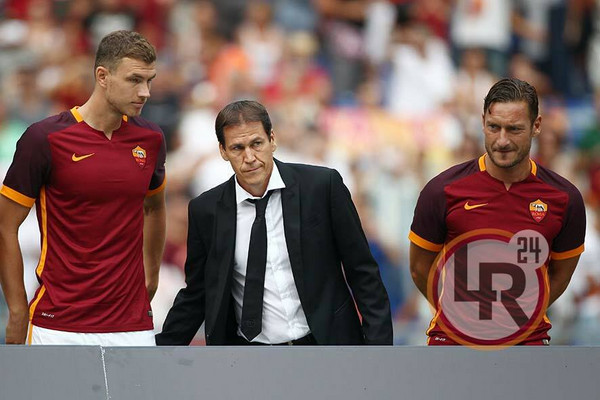 OPENING DAY DZEKO GARCIA TOTTI 140815 MANCINI