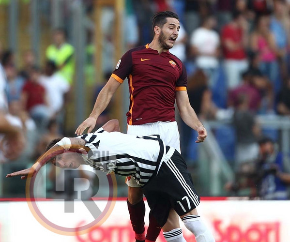 ROMA JUVENTUS MANOLAS 30082015 MANCINI