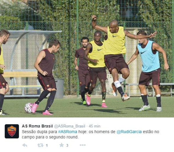 allenamento roma salah