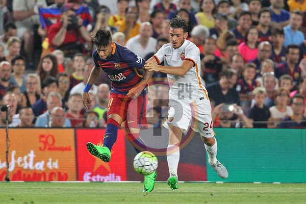 barcellona roma florenzi neymar gamper