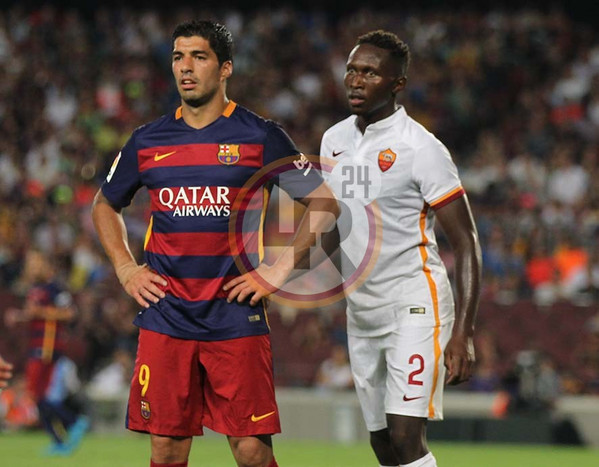 barcellona roma yanga mbiwa suarez